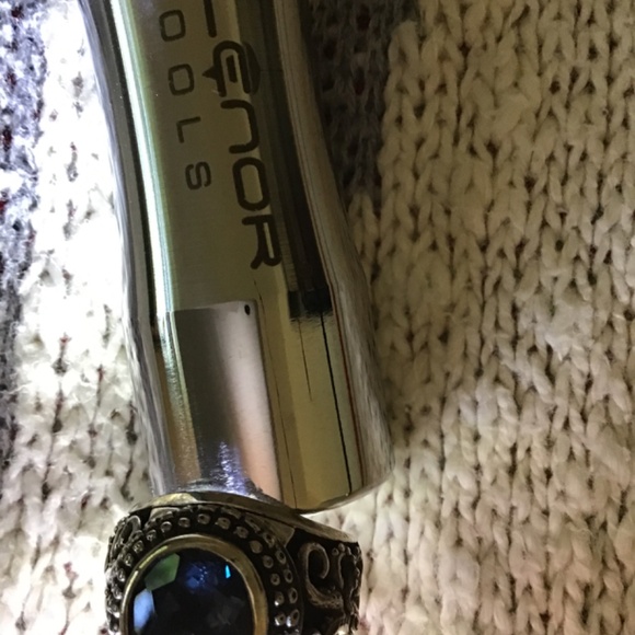 Ring - Mans Octopus ring - Ocean Blue gemstone - Picture 4 of 7